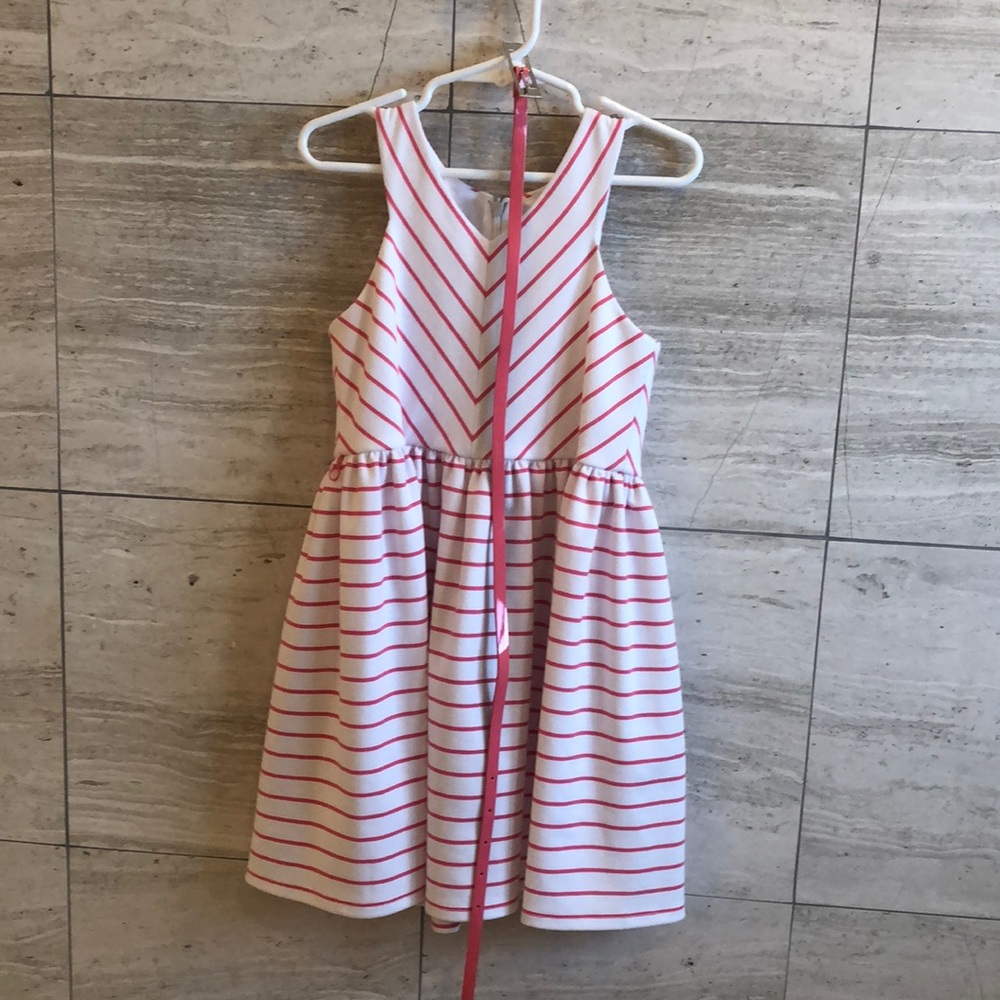 Spring dress Pink and white